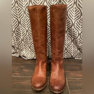 NEW sz 6.5 Frye Melissa tall knee high riding boot brown